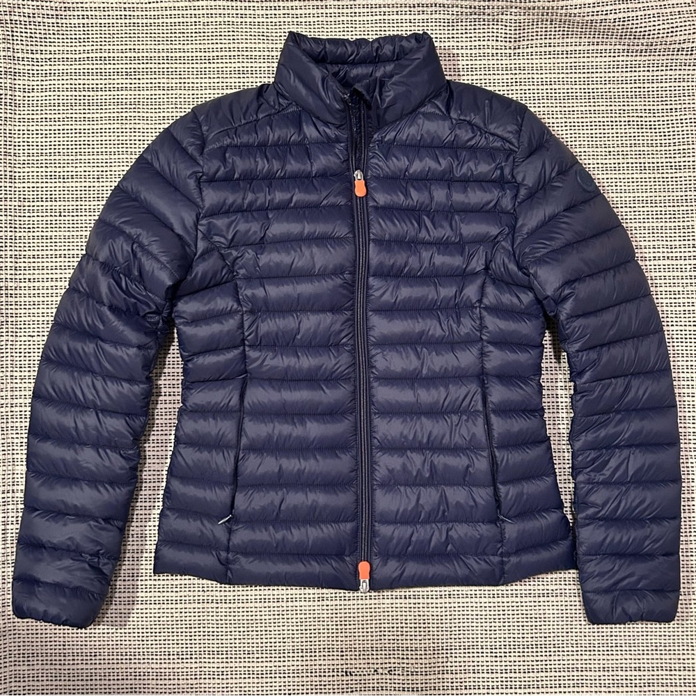Save the duck navy puffer jacket